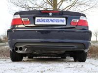 Eisenmann Sportauspuff für BMW 330i Typ E46 (Limousine) 2x70mm
