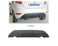 Bastuck Heckschürzenansatz ABS für Ford Fiesta VI Typ JA8 lackierfähig, mit Ausschnitt für 2x Einfach-Endrohr LH+RH 