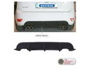 Bastuck Heckschürzenansatz ABS für Ford Focus II Typ DA3 (Schrägheck) Carbon-Style, mit Ausschnitt für 2x Doppel-Endrohr LH+RH, ab Bj. 10/07 