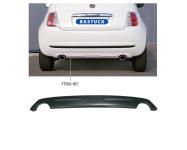 Bastuck Heckschürzenansatz ABS für Fiat 500 Typ 312 lackierfähig, mit Ausschnitt für 2x Einfach-Endrohr LH+RH 