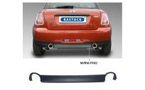 Bastuck Heckschürzenansatz ABS für Mini R56 lackierfähig, mit Ausschnitt für Einfach-Endrohr LH+RH für Facelift Modell ab Bj. 2010 