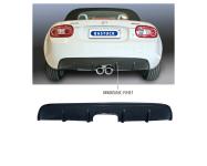 Bastuck Heckschürzenansatz ABS für Mazda MX-5 III (NC) lackierfähig, mit Ausschnitt für Doppel-Endrohr Ausgang Mittig, nur für Facelift Modell 