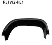Bastuck Heckschürzenansatz ABS für Renault Twingo Typ CNO nur passend für Endschalldämpfer 2x70mm  