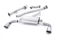 Milltek Rennsportanlage für Subaru BRZ Typ ZC ab Haupt-Kat, non-resonated 2x 1x115mm GT-115 Polished