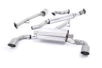 Milltek Rennsportanlage für Subaru BRZ Typ ZC ab Haupt-Kat, resonated 2x 1x115mm GT-115 Titanium