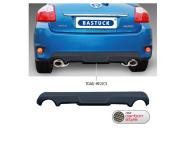 Bastuck Heckschürzenansatz ABS für Toyota Auris Carbon-Style, mit Ausschnitt für 2x Einfach-Endrohr LH+RH (Facelift-Modelle) 