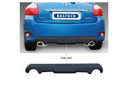 Bastuck Heckschürzenansatz ABS für Toyota Auris lackierfähig, mit Ausschnitt für 2x Einfach-Endrohr LH+RH (Facelift-Modelle) 