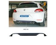 Bastuck Heckschürzenansatz ABS für Volkswagen (VW) Scirocco III Typ 13 lackierfähig, mit Ausschnitt für 2x Doppel-Endrohr LH+RH 