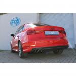 Fox Sportauspuff für Audi A3 Typ 8V (Limousine) nur S-Line 2x80mm Typ 16