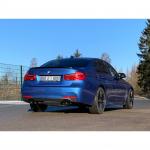 Fox Sportauspuff für BMW 330i xDrive Typ F30 (Limousine) nicht OPF 2x 1x100mm Typ 25 schwarz