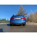 Fox Sportauspuff für BMW 330i xDrive Typ F31 (Touring) nicht OPF 2x 1x100mm Typ 25 schwarz