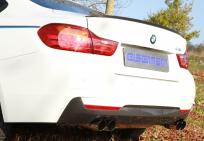 Eisenmann Sportauspuff für BMW 428i Typ F36 (Gran Coupe)  2x 2x76mm