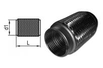 Fox Flexrohr Interlock (mit Edelstahlwellrohr) Durchmesser 51mm, Laenge 150mm 