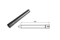 Fox Rohr geweitet Durchmesser außen 76mm Länge 500mm 