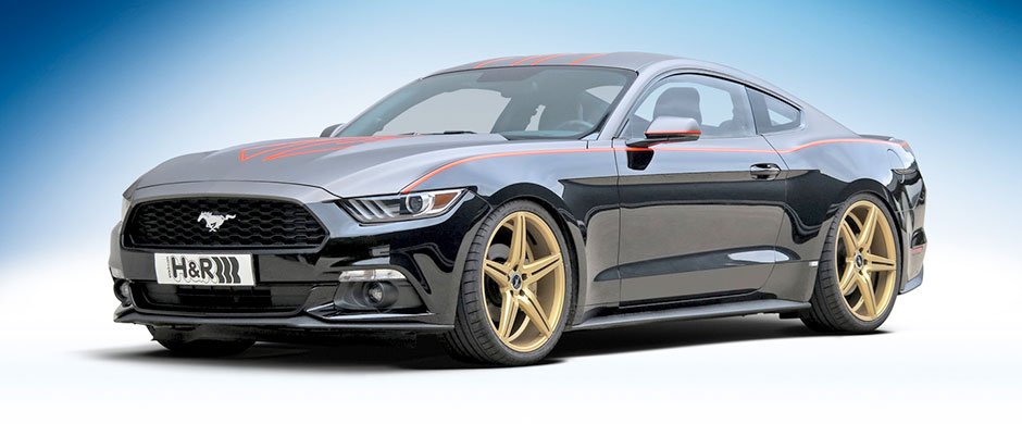 H&R Gewindefahrwerk Monotube für Ford Mustang VI Coupe Typ LAE 