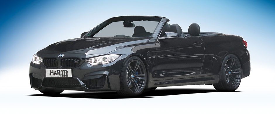 H&R Tieferlegungsfedern Sportfedernsätze für BMW M4 Typ F83 (Cabrio) 