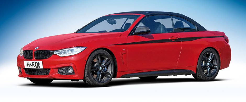 H&R Tieferlegungsfedern Sportfedernsätze für BMW 428i xDrive Typ F33 (Cabrio) 