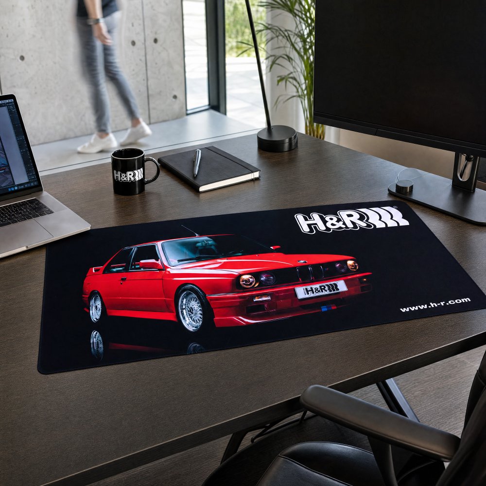 H&R Mousepad Mousepad BMW E30 M3 EVO II für   90cm x 40cm