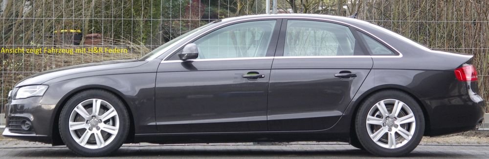 H&R Tieferlegungsfedern Sportfedernsätze für Audi A4 Typ 8K2/B8 (Limousine) 