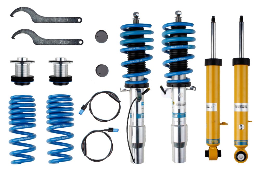 Bilstein Gewindefahrwerk B16 DampTronic für Volkswagen (VW) T6 California nur zylindrische Federbein-Klemmung