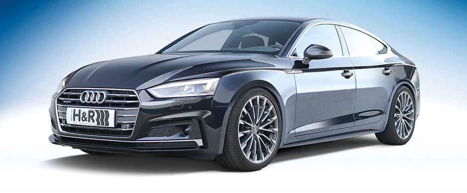 H&R Tieferlegungsfedern Sportfedernsätze für Audi A5 Typ B9 (Sportback) 