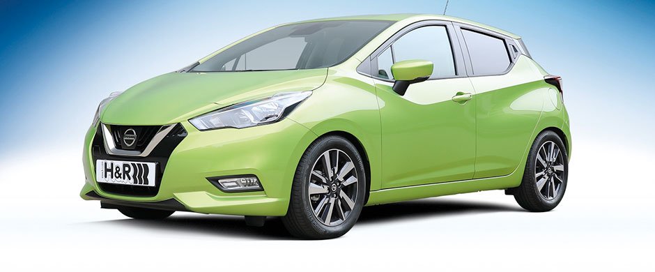 H&R Tieferlegungsfedern High Class Sportfedern für Nissan Micra Typ K14 