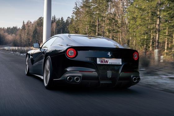 KW Gewindefahrwerk  V5 (mit Druck- & Zugstufendämpfung) für Ferrari F12 Typ F152 für elektr. Dämpferregelung, ohne serienmäßiges Liftsystem.