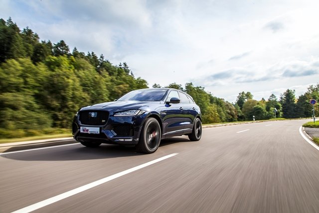 KW Tieferlegungsfedern ( Gewindefedern ) für Jaguar F-Pace Typ DC für Fzg. mit elektr. Dämpferregelung