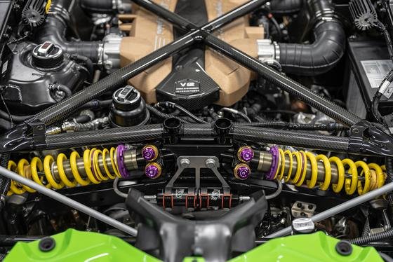 KW Gewindefahrwerk  V5 (mit Druck- & Zugstufendämpfung) für Lamborghini Aventador Coupe für elektr. Dämpferregelung