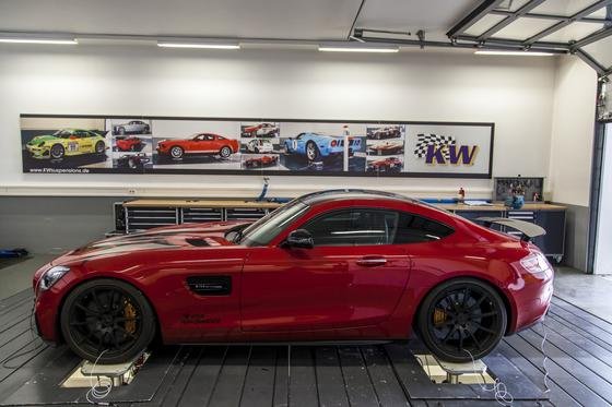 KW Gewindefahrwerk  V5 Clubsport  für Mercedes AMG GT Typ 197 inkl. Stützlager.