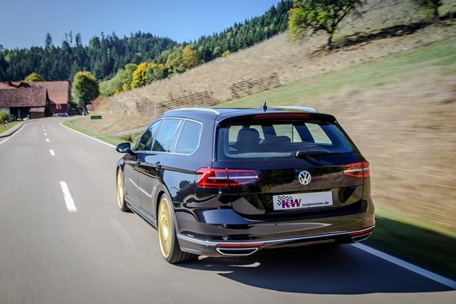 KW Gewindefahrwerk  V2 Inox (mit Zugstufendämpfung) für Volkswagen (VW) Passat 3C/B8 Variant Ø 55mm, ohne DCC