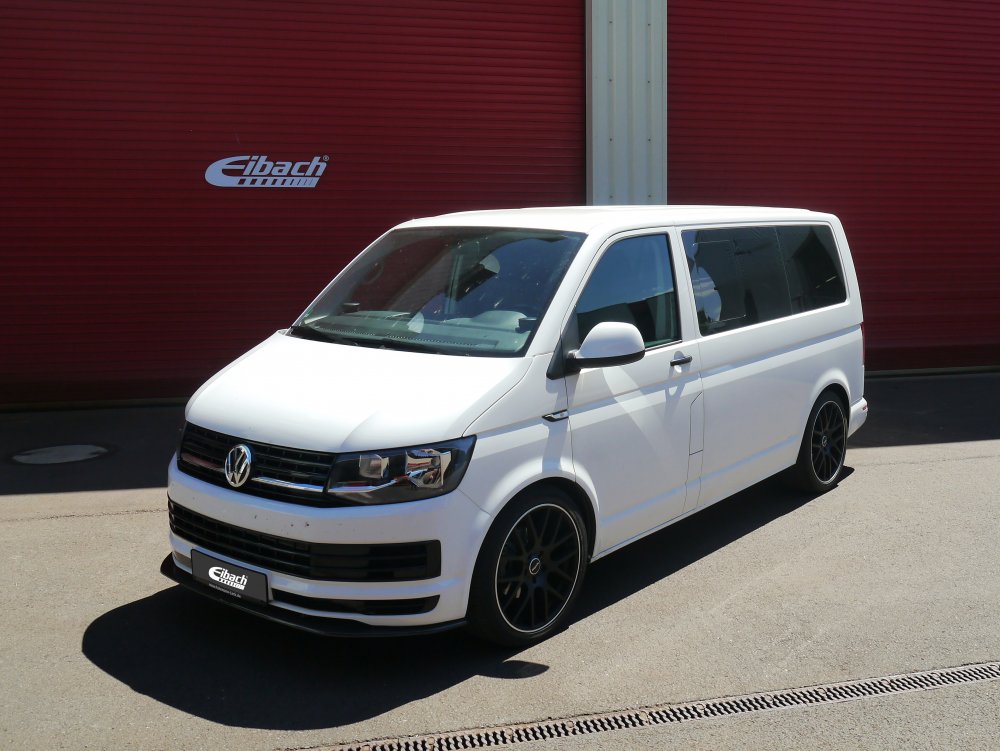 Eibach Gewindefahrwerk Pro-Street-S für Volkswagen (VW) T6 California mit Schellen-Federbein-Klemmung