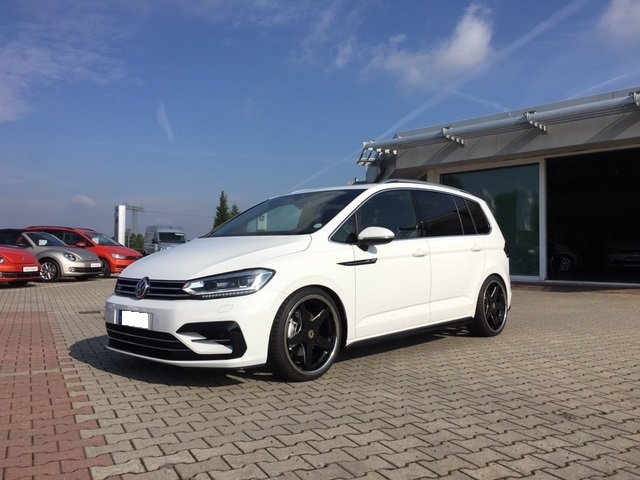 Eibach Tieferlegungsfedern Gewindefedern exklusiv für Volkswagen (VW) Touran III Typ 1T (15->) 