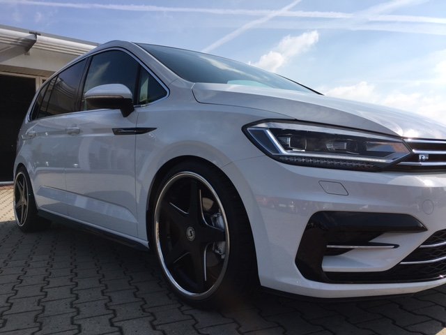Eibach Tieferlegungsfedern Gewindefedern exklusiv für Volkswagen (VW) Touran III Typ 1T (15->) 