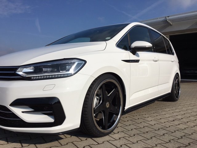 Eibach Tieferlegungsfedern Gewindefedern exklusiv für Volkswagen (VW) Touran III Typ 1T (15->) 