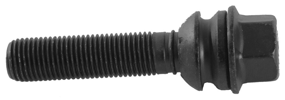 H&R Radschraube Kugel Kopf schwarz D=28 mm M14 x 1,5x50 mm SW17 B1455002