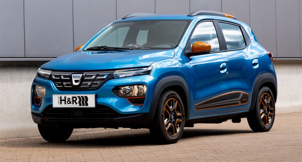 H&R Tieferlegungsfedern Sportfedernsätze für Dacia Spring Typ DBG 