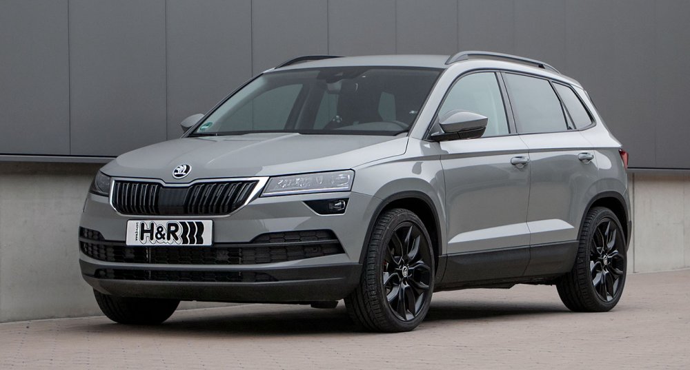 H&R Tieferlegungsfedern Sportfedernsätze für Skoda Karoq Typ NU für Starrachse-HA