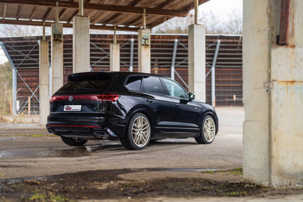 KW Gewindefahrwerk  V3 Inox (mit Druck- & Zugstufendämpfung) für Volkswagen (VW) Touareg III Typ CR ohne DCC, ohne Luftfederung