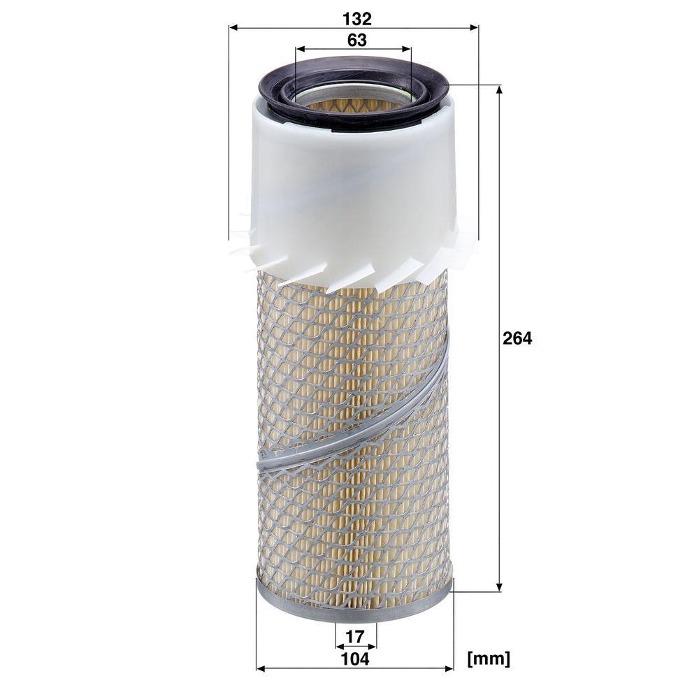 MANN Luftfilter (Ersatz)  für Toyota Yaris Verso Typ P2 