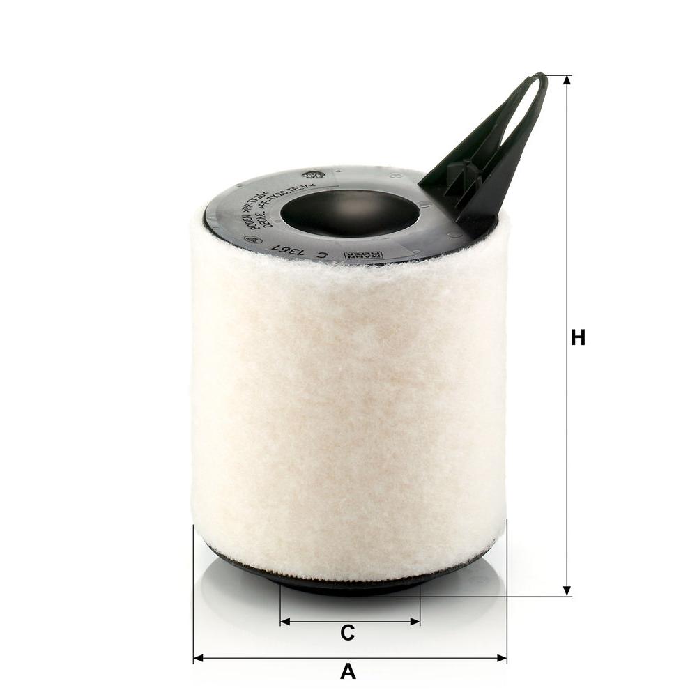 MANN Luftfilter (Ersatz)  für BMW 318d Typ E91 (Touring) 