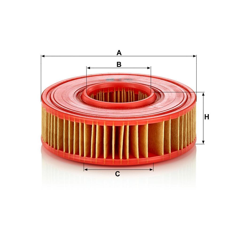 MANN Luftfilter (Ersatz)  für Austin Mini 850 MKII 