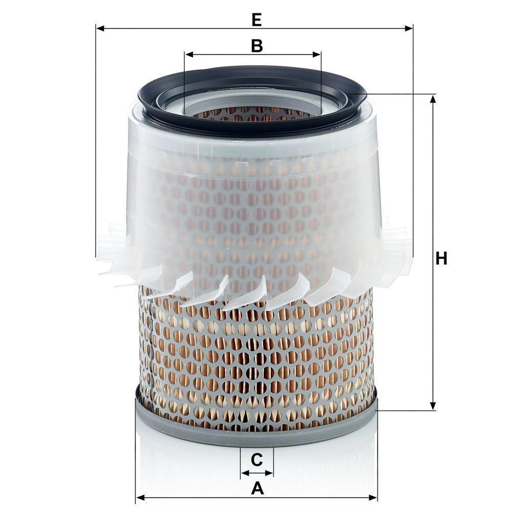 MANN Luftfilter (Ersatz)  für Mitsubishi Pajero II Typ V20 