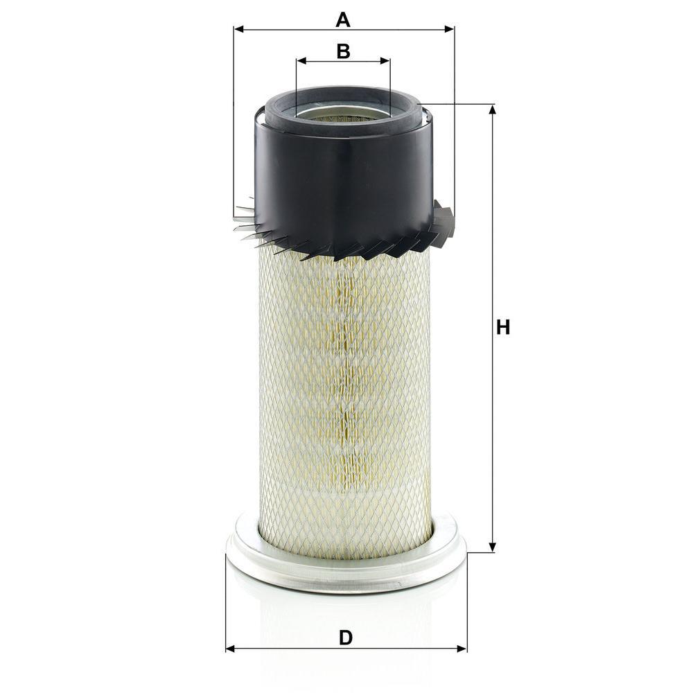 MANN Luftfilter (Ersatz)  für Peugeot 1007 