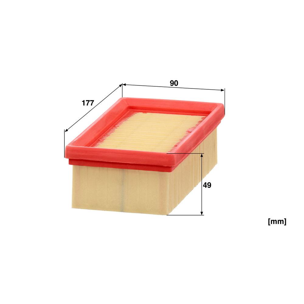 MANN Luftfilter (Ersatz) MANN Luftfilter für Fiat Panda Typ 141A 