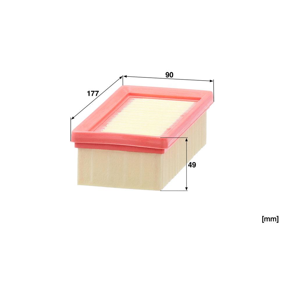 MANN Luftfilter (Ersatz) MANN Luftfilter für Fiat Panda Typ 141A 