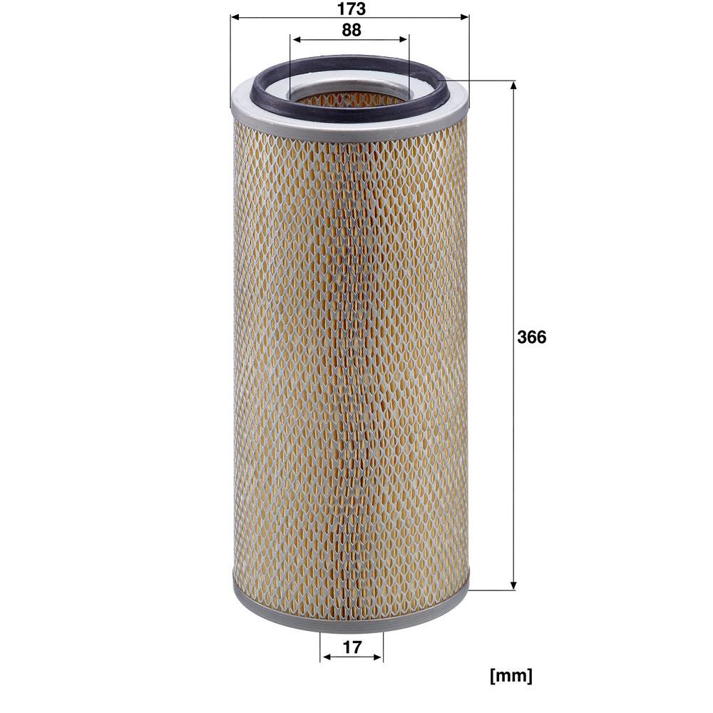 MANN Luftfilter (Ersatz)  für Fiat 500 Cabrio Facelift Typ 312 