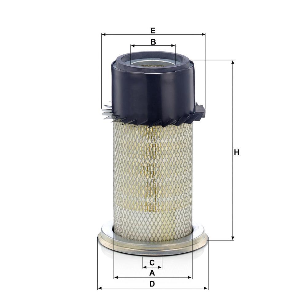 MANN Luftfilter (Ersatz)  für Honda Accord VII Tourer (CM,CN) 