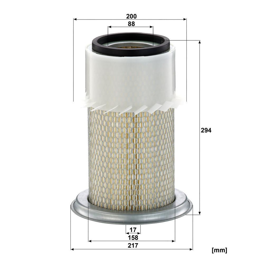 MANN Luftfilter (Ersatz)  für Opel Astra H Twin Top Typ A-H/C 