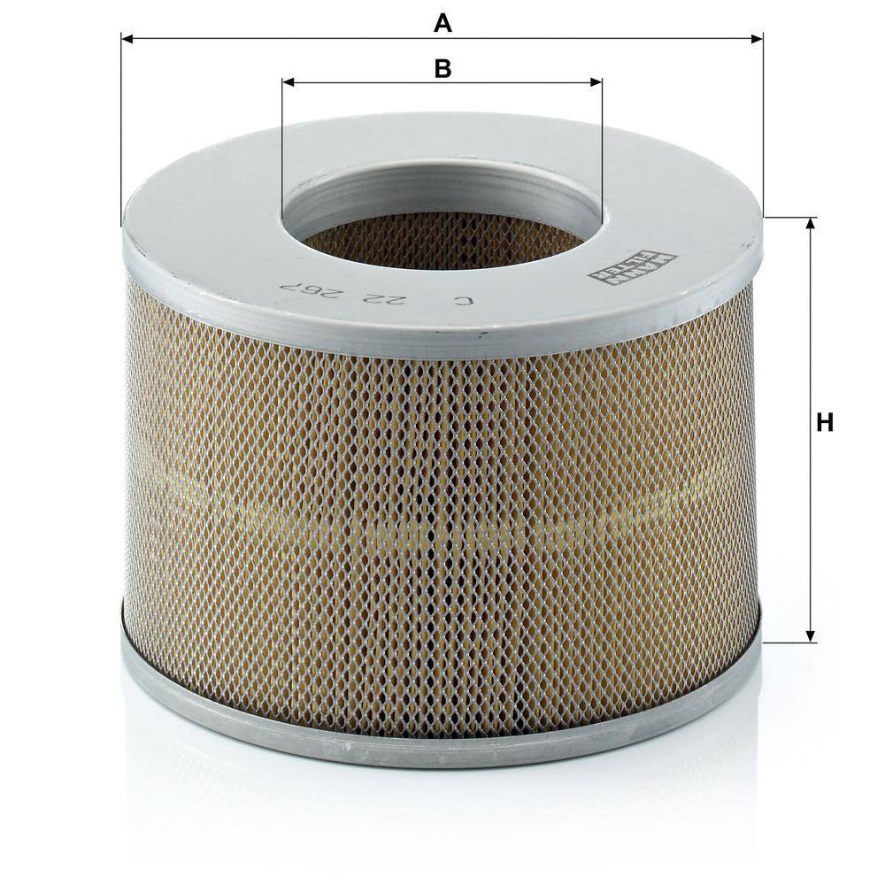MANN Luftfilter (Ersatz)  für Toyota 4Runner II Typ N 13 